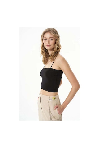 Quzu Siyah Kadın Bluz Atl00159 Siyah