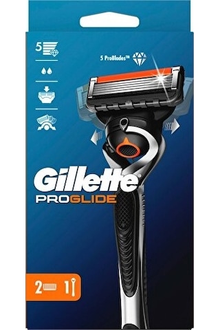 Gillette Fusion Proglide Flexball Tıraş Makinesi + 2 Yedek Tıraş Bıçağı
