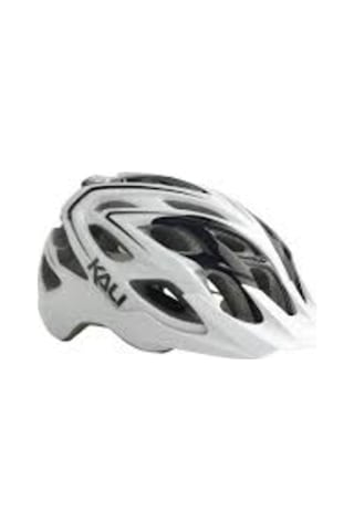 Kali Kask Mtb Chakra Plus Beyaz/Mor (M/L 58-62Cm)