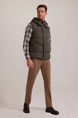 Ysf Erkek Haki Yeşil Regular Fit Yelek