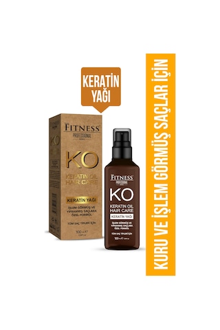 Fitness Professional Kuru ve Yıpranmış Saçlara Özel Keratin Yağı 100 ML