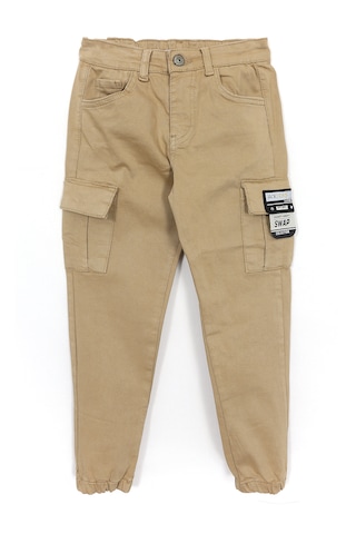 Dobakids Kargo Cep Gabardin Erkek Çocuk Jogger Pantolon Camel 001-0001959 Camel