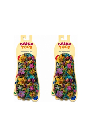 Gripptoes Kaymaz Damla Tabanlı Deniz&havuz Çorabı J1 Çok Renkli