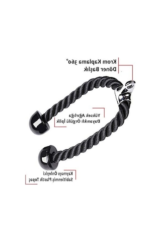 Siyah Triceps Halatı