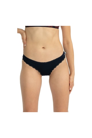 U.s Polo Assn. 66431 Kadın Karışık Desen Pamuklu 3'lü Slip Külot-lacivert Lacivert