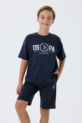 U.s. Polo Assn. Erkek Çocuk Siyah Bermuda Takım Us2425-c-v2 Siyah
