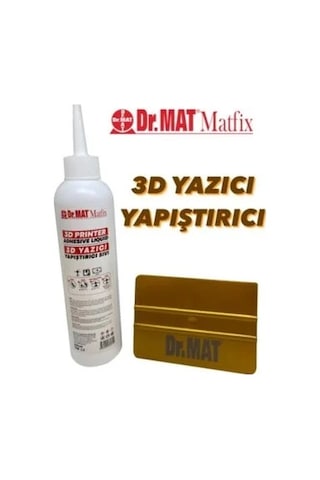 Dr.mat Matfix 3d Yazıcı Baskı Tabla Yapıştırıcı Sıvı 250 Ml + Ragle Dr.mat Matfix 3d Yazıcı Baskı Tabla Yapıştırıcı Sıvı 250 Ml + Ragle