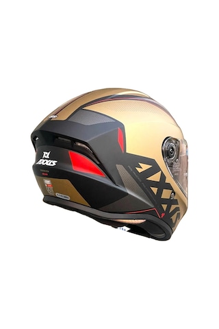 Motosiklet Full Face Draken S Mat Kırmızı-kahverengi A9 V.2 Motor Kaskı Çok Renkli