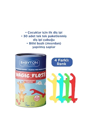 Babyton Çocuklar İçin Diş İpi