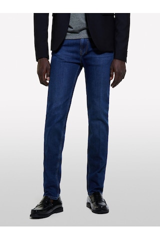 Sisley Pamuk Karışımlı Vintage Yıkama Efektli Dar Denim Pantolon Erkek Haki Mix Pantolon - 324a4s1bse02c