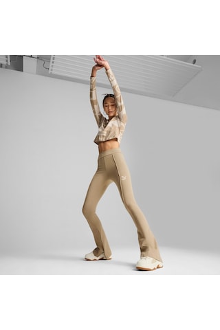 Puma Classıcs Kadın Bol Paça Tayt 626624 67 Bej