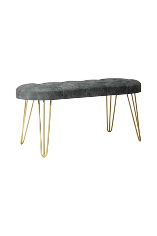 Louca Bench, Gri Gold