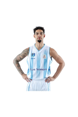 Sportive Türk Telekom Erkek Beyaz Basketbol Forması 20251002001-byz Beyaz