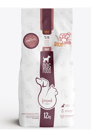 Friend Pet Gold Kuzulu Yetişkin Köpek Maması 12 KG