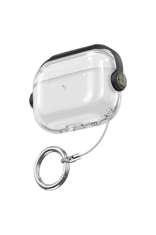 Apple Airpods uyumluPro 3 3.nesil Tema Kılıf - Siyah Arka Kapak