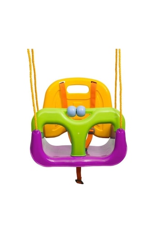 Çocuk & Bebek Salıncağı Mor Salıncak Emniyet Kemerli
