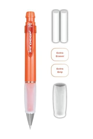 Deep Versatil Kalem 07mm- Toprak Tonları - Yedekli Set Grip Ve Silgi Kiremit Genel