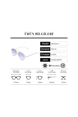 Daniel Klein Dk4262P-4 Damla Model Kadın Güneş Gözlüğü