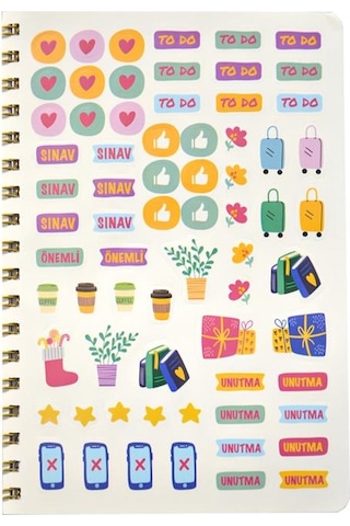 Keskin Color 2024/2025 Akademik Ajanda Rüya Çok Renkli