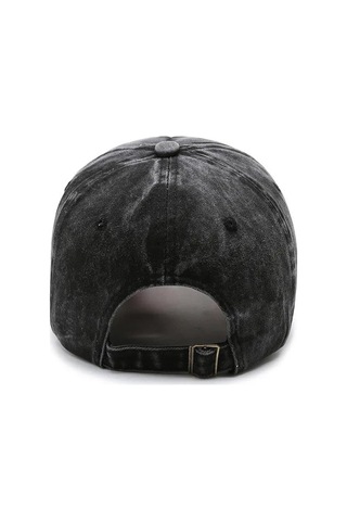 Xmlbayiciniz Valkyrie Rock Eskitme Trucker Şapka Unisex Metal Tokalı Ayarlanabilir Vintage Siyah Kırmızı Çok Renkli