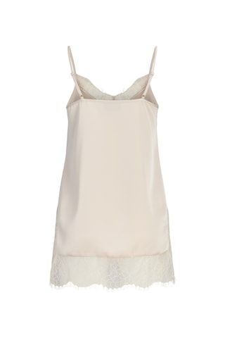Jack & Jones Kadin V Yaka Saten Dokulu Üst - Vima - 12301543 Antique White