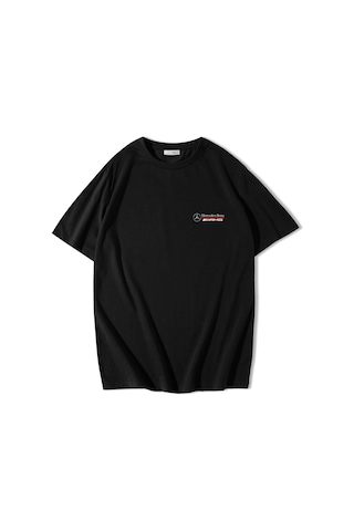 Brz Collection Unisex Oversize Mercedes Cls63 Amg T-shirt-siyah Siyah