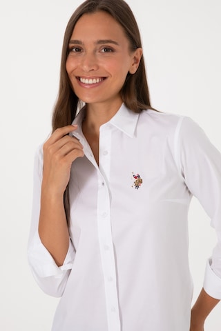 U.s. Polo Assn. Kadın Beyaz Gömlek Basic 50308038-vr013 Beyaz