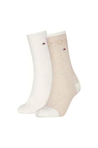 Tommy Hilfiger Th Women Sock 2p Faı Kadın Kahverengi Çorap - S701236502 Kahverengi