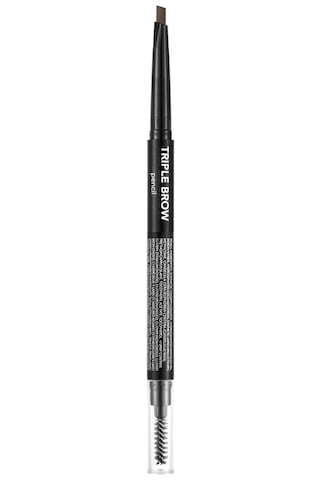 Flormar Triple Brow Kaş Pudrası ve Fırça İçeren Kaş Kalemi 002 Auburn