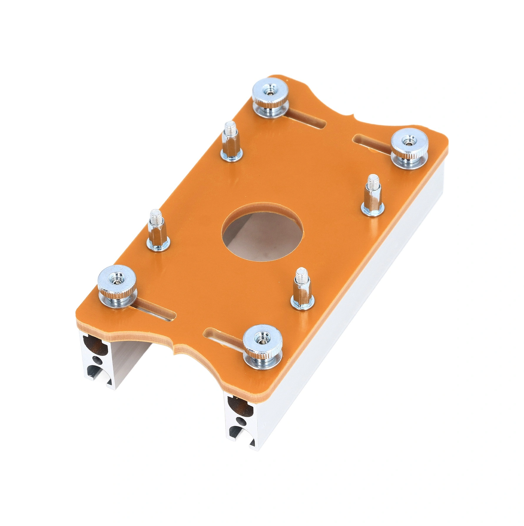 Hombey Ahşap Freze Masa Giriş Plakası, Alüminyum Konumlandırıcı, 65mm Freze Uyumlu, 0-5cm Ahşap Kalınlığı, Doğruluk Ve Sabitlik Sağlar