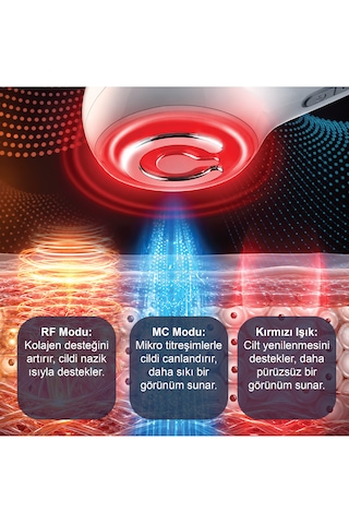 Touchbeauty Tb1712 Çok Fonksiyonlu, 6 Kademeli, Yüz Ve Göz Çevresi Bakım Cihazı