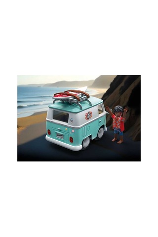 Playmobil X Volkswagen T1 Camper Mt 71857 Çok Renkli