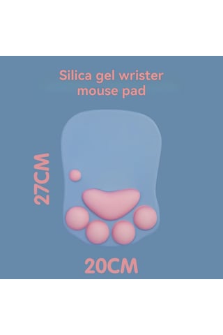 Hangfox Sevimli Kedi Pençesi Tasarımı, Ergonomik Bilek Destekli Kaymaz Mouse Pad