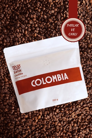 Colombia Brew Hops Çekirdek Kahve 250 Gr , %100 Arabica Çekirdek Kahve