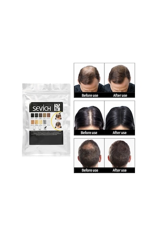 Sevich 50 Gr 3 Renk Seçeneği Saç Fiberi Keratin Saç Tozu