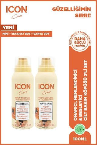 Cilt Bakım Köpüğü Vanılla Creme-brulee 100 Ml- 2'li Set
