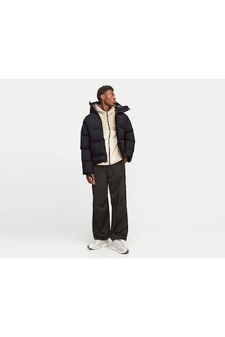 Jack & Jones 12261971 Erkek Siyah Mont & Kaban
