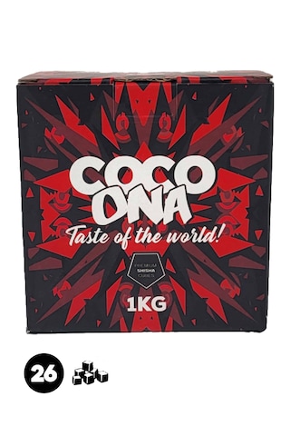 Coco Ona Nargile Kömürü 26er 1 Kg