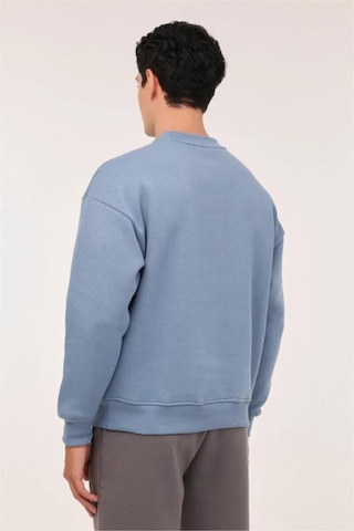 Lumberjack Ros Erkek Mavi Yuvarlak Yaka Sweatshirt Mavi