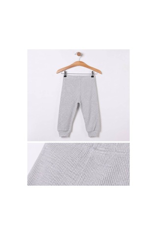H&c Coolboy H&c Bebek Patiksiz Alt Pantolon %100 Pamuk Esnek Fitilli Ribana 0-36 Ay Gri