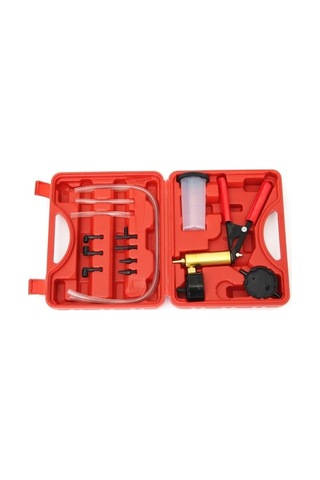 Moveevo El Tipi Vakum Pompası Test Seti - Fren Sıvısı Değiştirme Ve Boşaltma Aracı, Metal Kolu İle El İşlemli Vakum Süpürgesi