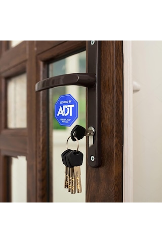 Shineyee Adt Güvenlik Stickerları 8 Adet - Çift Taraflı, Yüksek Kaliteli Baskı, Su Geçirmez, Uv Dayanıklı, Kalıcı Tutkal