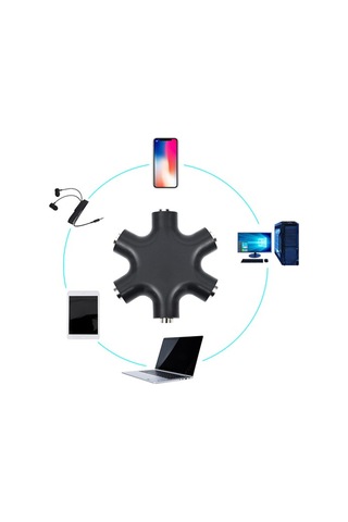 6'lı, 3.5mm Stereo, Aux Çoklayıcı