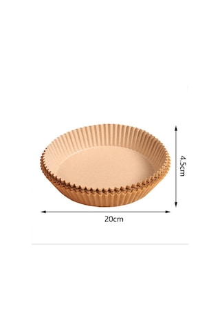 Yuvarlak Pişirme Kağıdı Airfry Uyumlu Isıya Dayanıklı 20 Cm 25 Adet Diğer