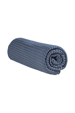 Mare %100 Pamuklu Mavi Waffle Pike Çift Kişilik 230x245 Mint Yeşil
