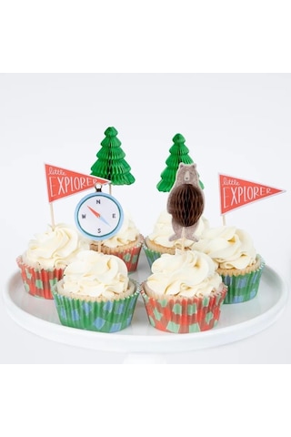 Meri Meri - Kamp Cupcake Kiti - 24 Adet