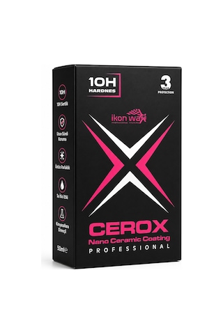 İkonwax Cerox Nano Ceramic Coating 50 Ml 10h Seramik Kaplama 3 Yıl Koruma