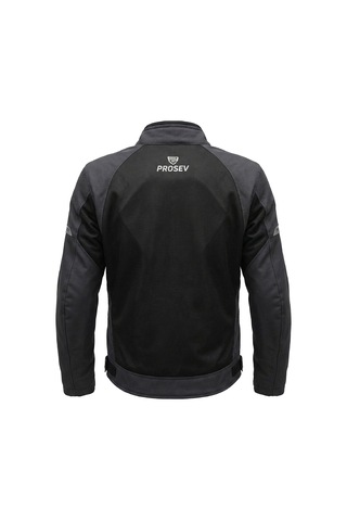 Motoanl Motosiklet Yazlık Mont Full Korumalı Motorcu Mesh Montu Grey