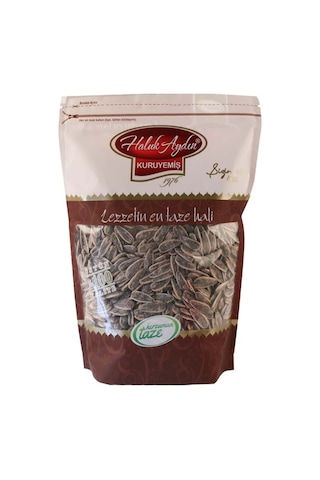 Haluk Aydın Kuruyemiş Kavrulmuş Yerli Tuzlu Siyah Ay Çekirdeği 500 G