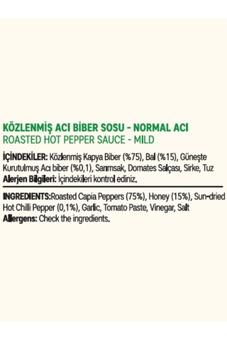 Allezz Közlenmiş Acı Biber Sosu Normal Acı Mild 3 x 105 G